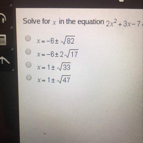 Solve for x in the equation ? 2x^2 +3 x-7 =x^2 +5x +39