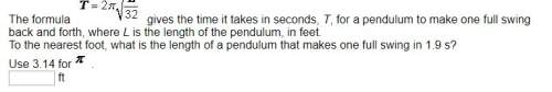 Determining the length of a pendulum