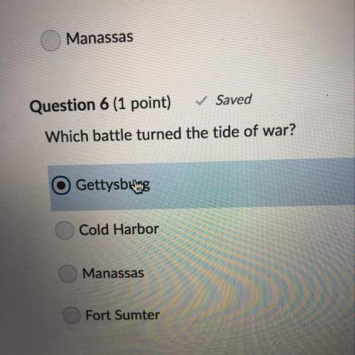 Which battle turned the tide of war