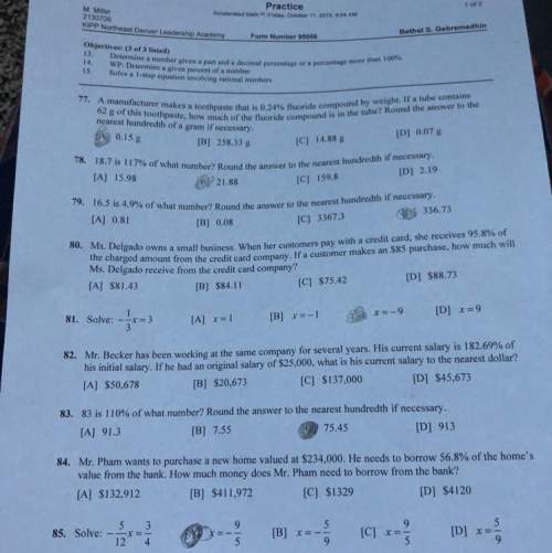 Ineed answers for 80 and 84 ; explain how you got the answer : )