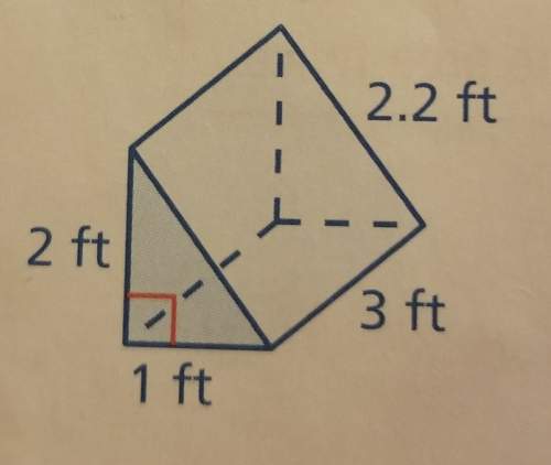 What is the surface area of the prism?
