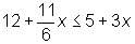 An inequality is shown. [image 1] select the statement(s) and number line(s)