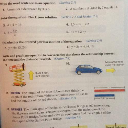Can you me with number 9 and on the equation in 2 variables