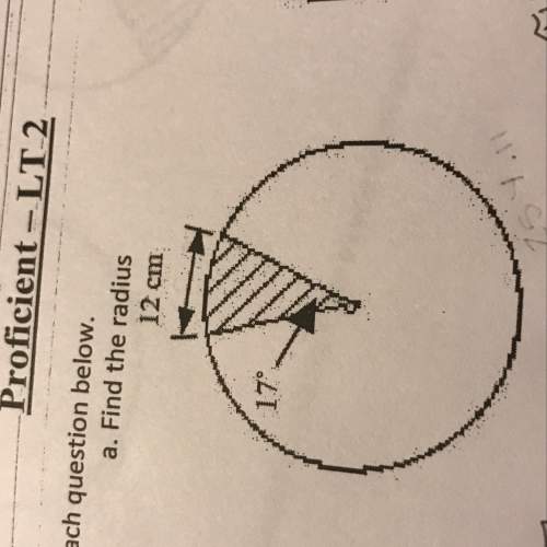 How would i solve for this radius?