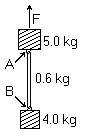 14. a block rests on a frictionless table on earth. after a 20-n horizontal force is applied to the