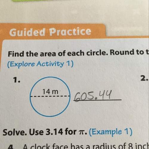 Find the area of each circle. round to the nearest tenth if necessary. use 3.14 for pi