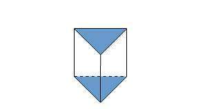 Which pattern folds into the triangular prism?  the letter choice is in the 2nd picture&lt;