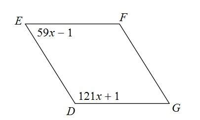 Find the measures of all of the angles in the parallelogram.