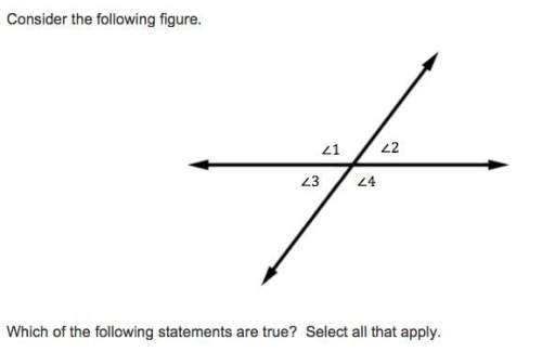 Which of the following statements are true? select all that apply:  1) angle 2 and 3 form a