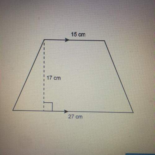 What is the area of this trapezoid enter your answer in the box?
