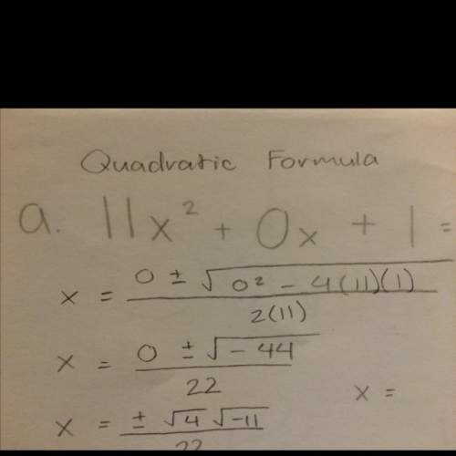 Ican't seem to work out this problem using quadratic formula. how do i do this problem?