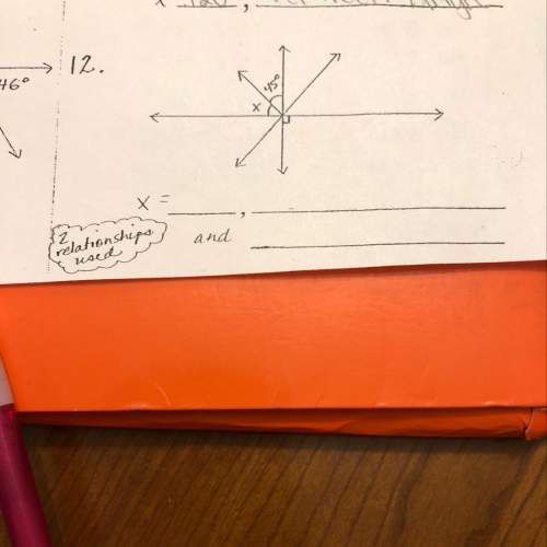 Can someone me with my geometry. it is how to find x?