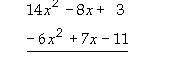 Urgent! add the following polynomials, then place the answer in the proper location on the grid.