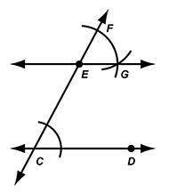 In the straightedge and compass construction of the parallel line below, which of the following reas