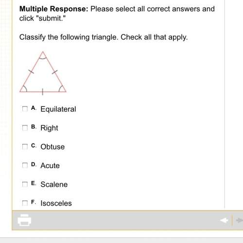 Classify the following triangle. check all that apply?