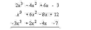 Add the following polynomials, then place the answer in the proper location on the grid.