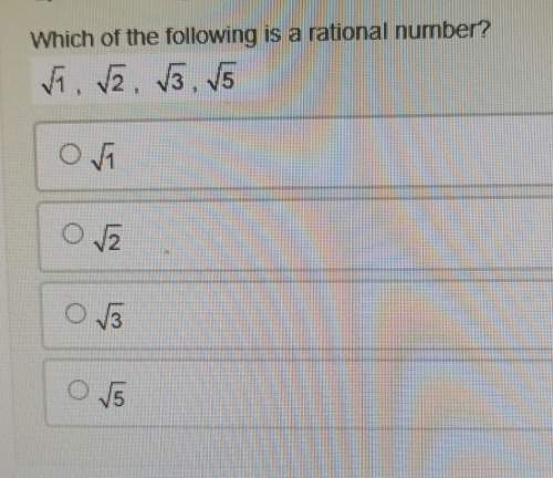 Which if the following is a rational number?
