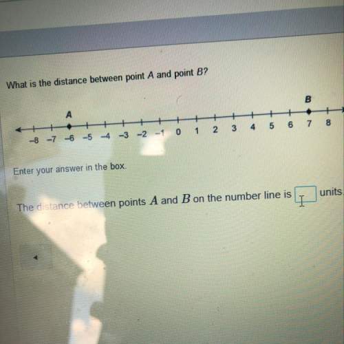 What is the distance between point a and point b.