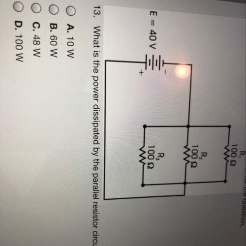 What is the power dissipated by the parallel resistor circuit shown above?