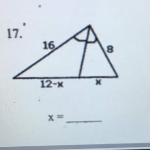 Find the value of x and  what equation do you use for this problem