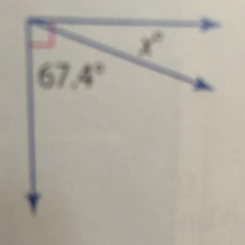 How find the value of x. subject: angle and line relationships