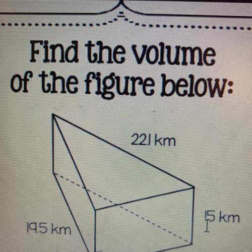 Find the volume and explain. answer asap.