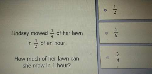 How much of her long can she mow in 1 hour?