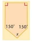 What is the value of the missing angle? a, 50b, 60c,100d,250