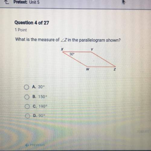 What is the measure of angle z in the parallelogram shown?  30°