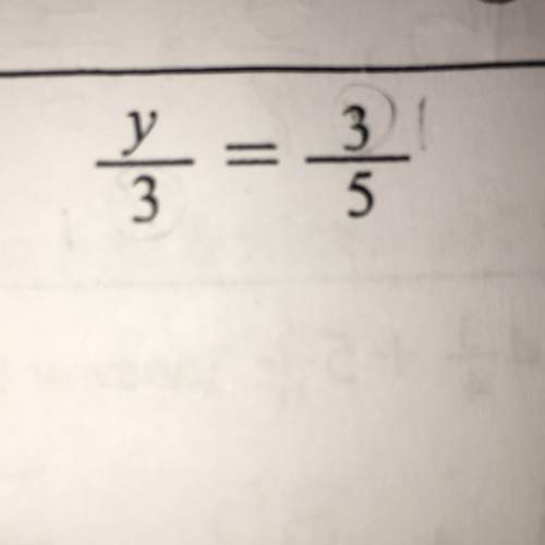 Will someone me solve for y i don't think i've done this before.