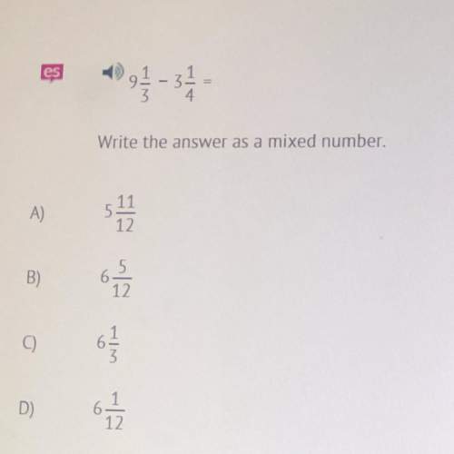 What is 9 1/3 - 3 1/4 as a mixed number?