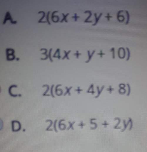 Which expressions are equivalent to 12x + 10 + 4y? options are in the picture