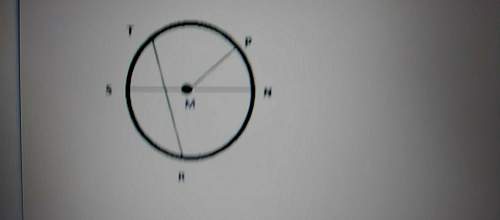 Which of the following represents a radius of the circle? a.tsb.snc.trd.mn