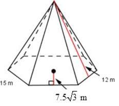 Can someone explain to me how to figure this out?  find the surface area of the regular pyrami