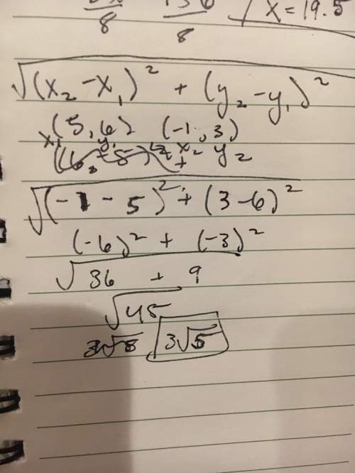 Check my answer to this math question