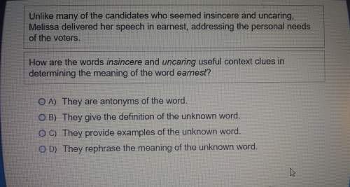 How are the words insincere and uncaring useful context clues in determining the meaning of the word