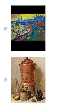 Chardin and derain used color differently in these paintings. which painting has these charact
