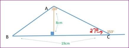 Consider triangle abc in the diagram below:  a. is this triangle acute, righ