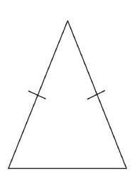 What type of triangle is shown in the figure?  a. right  b. scalene