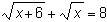 Which equation results from isolating a radical term and squaring both sides of the equation for the