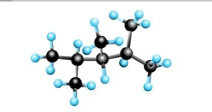 Plsss  in the molecule above, the black balls represent carbon atoms and the turquoise balls r