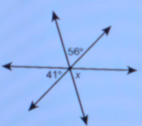 What is the meaning of angle x enter your answer in the box