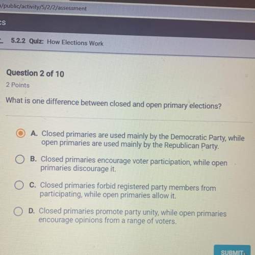 What is one difference between closes and open primary elections?