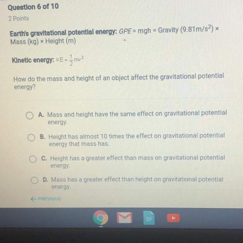 Points ! how do the mass and height of an object affect the gravitational potentia how do th
