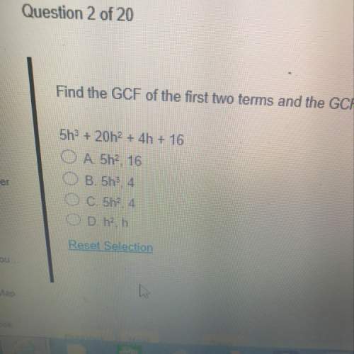 Find the gcf of the first two terms and the gcf of the last two terms of the polynomial