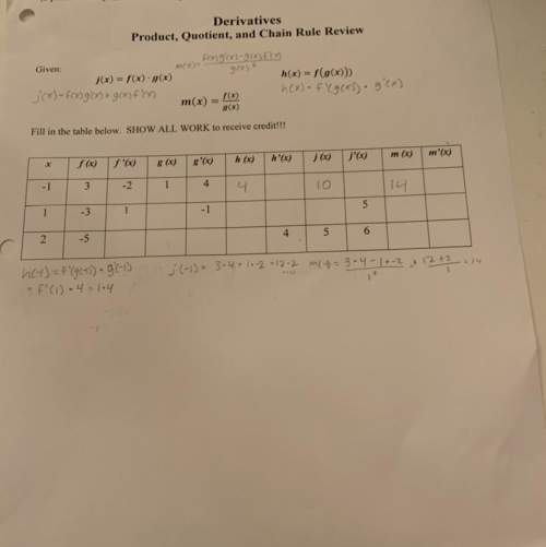 How do you find the values of multiple functions and their derivatives by using product, quotient, a