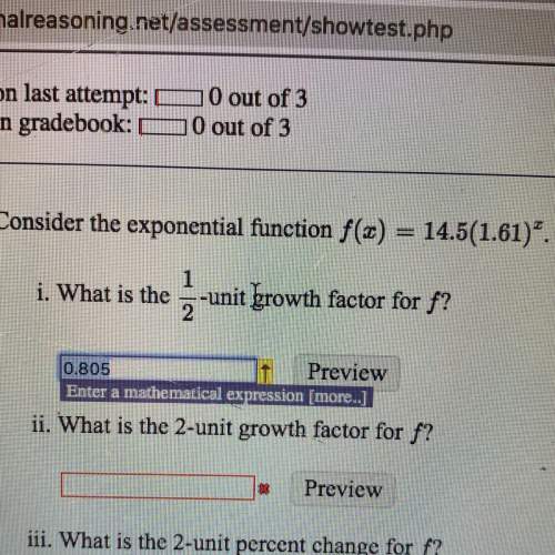 What is the 1/2 unit growth factor for f