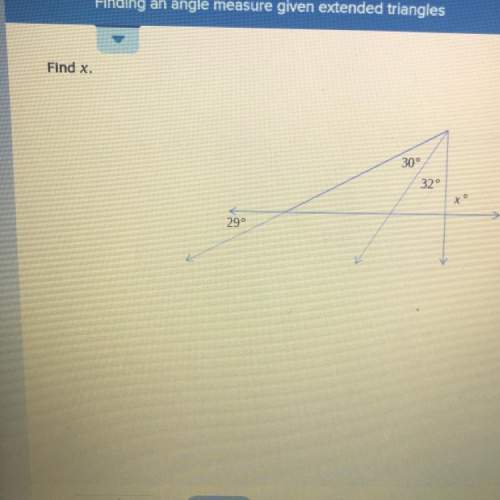 Me ? finding an angle measure given extended triangles.