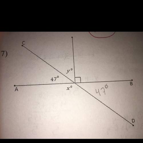 How do i get the answer and how do i get x and y ?