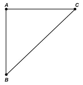 Angle a is a right angle in △abc. which side is opposite to angle a?